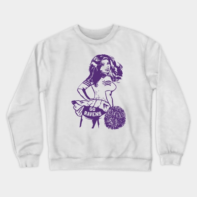 Go Ravens Crewneck Sweatshirt by onimod